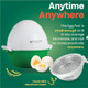 Egg Pod -Ronnie Neville’s Original as Seen on TV Microwave Egg Cooker Perfectly Cooked & Peeled Egg Capacity 4 Eggs Boiled Egg Maker Cooking Accessories Microwave Egg Boiler Cooker