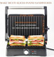 Panini Press Grill Sandwich Maker Large Electric 3 in 1 Panini Sandwich Maker Grill Open 180 Degrees for Grill Indoor Perfect for Grilling Steaks Burger Sandwich Non-stick Pan Panini Press Grill Sandwich Maker Large Electric 3 in 1 Panini Sandwich Maker Grill Open 180 Degrees for Grill Indoor Perfect for Grilling Steaks Burger Sandwich Non-stick Pan
