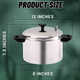 Idli Maker/Cooker/Steamer Stainless Steel with Insulated Handles (24 Idli + 24 Mini Idli) Pot Induction and Gas Stove Compatible