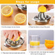Vanleonet Stainless Steel Citrus Lemon Orange Juicer Manual Hand Squeezer Juicer Hand Press Fruit Lemon Lime Orange Squeezer with Bowl