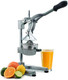 Hand Press Manual Citrus Juicer - citrus squeezer Commercial Grade Home Orange juice Squeezer for Oranges Lemons Limes - Stainless Steel and Cast Iron Non-skid Suction Cup Base- 15 Inch Gray