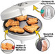 Dungeon Heroes Electric Mini Waffle Maker- Eat Wizards Fighters Clerics for Breakfast- Novelty Pancakes in Minutes Non-Stick Fantasy Dragon Fun for Tabletop Gamers and Great Waffler Idea
