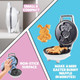 Easter Bunny Mini Waffle Maker - Make Holiday Breakfast Special for Kids & Adults w Cute Bunny Waffles or Pancakes- Individual 4 Inch Waffler Iron Fun Easter Basket Stuffer or Egg Hunt Surprise
