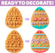 Mini Egg Waffle Maker - Make Double Sided Waffles or Pancakes w 2 Different Summer Designs Ready to Decorate & Frost Breakfast Fun for Kids Children & Adults - Adorable or Indoor Activity