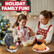 Christmas Tree Mini Waffle Maker - Make this Holiday Special for Kids with Cute 4 Inch Waffler Iron Electric Non Stick Breakfast Appliance for Xmas Season Fun or Cute Dessert Treat for Parties