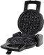 West Bend Belgian Waffle Maker Makes 7-Inch Waffles 180-Degree Flip with PTFE- Non-Stick Plates Vertical Storage and Non-Skid Rubber Feet 1000-Watts Black