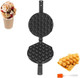 Waffle Maker Egg Bubble Pan Aluminum Alloy Eggettes Pan Cake Baking Plate for Home Kitchen Use