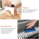 29PCS Blackstone Griddle Accessories Kit with Burger Press Flat Top Grilling Accessories Set for Blackstone and Camp Chef Metal Grill BBQ Enlarged Spatulas Set with Scraper Carry Bag for Outdoor