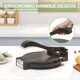 Tortilla Press 10 Inch - Bamboo Quesadilla & Roti Maker with Parchment Paper Sheets & Dough Cutter for Homemade Flour Corn Tortilla Wood Tortillera Pataconera Tortilla Maker for Home Baking Cooking