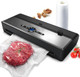 Fully Automatic 85kPA Vacuum Sealer Machine 135W Vacuum Sealing for Dry/Moist Food Fresh 8-in-1 Food Sealer with Digital Countdown Built-in Bags Storage & Cutter 1 Roll and 5 Pre-cut Bags