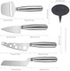 WoneNice Complete Cheese Knife Set– Stainless Steel Cheese Soft/Hard Knives (Includes Slicer + 3 Cheese Markers & 2 Soapstone Chalks) for Wine Parties Charcuterie Boards & Gourmet Dining WoneNice Complete Cheese Knife Set– Stainless Steel Cheese Soft/Hard Knives (Includes Slicer + 3 Cheese Markers & 2 Soapstone Chalks) for Wine Parties Charcuterie Boards & Gourmet Dining