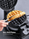 Yabano Belgian Waffle Maker - Professional Rotating Waffle Iron with Double Flip Technology Nonstick Plates Removable Drip Tray & Cool-Touch Handles
