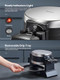 Yabano Belgian Waffle Maker - Professional Rotating Waffle Iron with Double Flip Technology Nonstick Plates Removable Drip Tray & Cool-Touch Handles