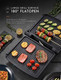 Yabano Panini Press Grill and Electric Meat Grinder Bundle