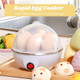 Electric Egg Cooker Boiler Rapid Poacher 350W Multifunctional Food Vegetable Steamer Hard Medium Soft Boiled Eggs Commercial Chefs Choice Egg Food Steamer(#1)