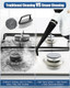 Steam Cleaner for Home Multi-Surface Natural Steamer for Cleaning with Safety Lock and 11pcs Accessories Handheld Steam Cleaner for Windows Sofa Carpet Tile Kitchen Hood and Car (White)