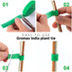 Plant Ties Velcro Reusable, Adjustable, Gentle Plants Supports for Effective Growing