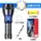 Kezu Aluminum Alloy Strong Light Flashlight , Battery Indicator , Lotus Broken Window Head ( KH - W526 )