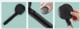 Acetap 5-Mode Round Hand Shower - Black Elegance with ABS Material - Effortless Setup Lightweight Wide Coverage Spray. (Head Only)