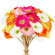 15 Pieces Artificial Gerbera Daisy Flowers Fake Mums Daisies Flower 15 Inch Artificial Gerber Daisies for Wedding Party Home Kitchen Decor