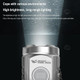 Crazyview 1pcs Ultra Powerful Flashlight 3 Core LED Mini Flashlight USB Rechargeable Power Magnet With Torch Hand Lamp LED High