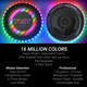 TOSY Flying Disc - 16 Million Colors RGB or 36 LEDs, Extremely Bright, Smart Modes, Camping Essentials for Teens/Kids/Adults/Men/Boys/Girls, Auto Light Up, Rechargeable, Waterproof,