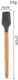 Bekner Wooden Handle Heat Resistant Pastry Brushes Silicone Flat Pastry Brush (Pack of 1)