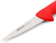 Arcos Series 2900 - Butcher Knife Steak Knife - 5" Nitrum Stainless Steel Blade - Red Polypropylene Handle - Color Identification System - Silver - 7'' Size For Heavy Use - Series 2900 - Color Red.