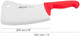 Arcos Cleaver Knife 8 Inch Nitrum Stainless Steel And 200 Mm Blade. Professional Butcher Knife. Ergonomic Polypropylene Handle. Series 2900. Color Red. Arcos Cleaver Knife 8 Inch Nitrum Stainless Steel And 200 Mm Blade. Professional Butcher Knife. Ergonomic Polypropylene Handle. Series 2900. Color Red.
