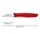 Arcos Paring Knife Set 2 Pieces. 2 Peeling Knives Of Stainless Steel And Ergonomic Polypropylene Handle For Cutting Fruits Vegetables And Tubers. Series Nova. Color Red Arcos Paring Knife Set 2 Pieces. 2 Peeling Knives Of Stainless Steel And Ergonomic Polypropylene Handle For Cutting Fruits Vegetables And Tubers. Series Nova. Color Red