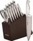 Knife Set Astercook 15 Pcs Knife Sets For Kitchen With Block Dishwasher Safe Kitchen Knife Set With Built-In Sharpener German Stainless Steel Knife Block Set