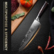 Professional Chef Knife 8 Inch Pro Kitchen Knife German High Carbon Stainless Steel Knife With Ergonomic Handle