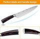 Chef Knife - Cknife Pro Kitchen Knife 8-Inch Chef'S Knife Made Of German High Carbon Stainless Steel ，Ergonomic Handle Ultra Sharp