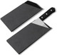 2 Pieces Abs Universal Knife Covers Or Sleeves For 7" Knife Portable Chef Knife Sheath Set Felt Lined Wear-Resistant Kitchen Knife Edge Guards Blade Protector (Black)