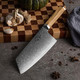 Best.Buy.Damascus1 Cleaver Knife 8.5" Chef Knife Meat Cleaver- Aus-10 Cleaver Japanese Damascus Knife- Butcher Knife - Meat Cleaver Knife Heavy Duty Olive Wood Cleaver Knives Premium Quality Knife