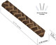 Magnetic Knife Strips Walnut & Cherry Wood Grain Finish Use As Knife Holder Knife Rack Knife Strip Powerful Magneti Kitchen Knife Holder And Tool Holder Knife Magnet Strip