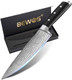Bewos 8.3-Inch Chef Knife Professional Kitchen Knife With Knife Sharpener Ultra Sharp Chefs Knife Set Premium Stainless Steel Chef’S Knives For Kitchen Cooking Knife Ergonomic Handle Box