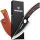 10.6-Inch Butcher Knife Hand Forged Kitchen Knife High Carbon Japanese Knife & Serbian Chef Knife & Boning Knife For Meat Cutting