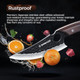 10.6-Inch Butcher Knife Hand Forged Kitchen Knife High Carbon Japanese Knife & Serbian Chef Knife & Boning Knife For Meat Cutting
