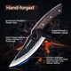 10.6-Inch Butcher Knife Hand Forged Kitchen Knife High Carbon Japanese Knife & Serbian Chef Knife & Boning Knife For Meat Cutting