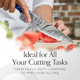 3-Piece Knives Set For Kitchen Damascus Chef Knife Set With Professional Chef Knife Santoku Knife & Paring Knife Traditional Kitchen Knifes With Blue Pakkawood Handles s For Chefs 3-Piece Knives Set For Kitchen Damascus Chef Knife Set With Professional Chef Knife Santoku Knife & Paring Knife Traditional Kitchen Knifes With Blue Pakkawood Handles s For Chefs