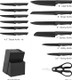 15-Piece Kitchen Knife Set With Block & Built-In Sharpener – Stainless Steel Knife Set Professional Chef & Steak Knives Sharp Kitchen Knife Sets With Block For Home Cooking
