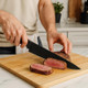 15-Piece Kitchen Knife Set With Block & Built-In Sharpener – Stainless Steel Knife Set Professional Chef & Steak Knives Sharp Kitchen Knife Sets With Block For Home Cooking