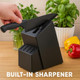 15-Piece Kitchen Knife Set With Block & Built-In Sharpener – Stainless Steel Knife Set Professional Chef & Steak Knives Sharp Kitchen Knife Sets With Block For Home Cooking 15-Piece Kitchen Knife Set With Block & Built-In Sharpener – Stainless Steel Knife Set Professional Chef & Steak Knives Sharp Kitchen Knife Sets With Block For Home Cooking