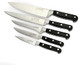 Chef Craft 21674 1-Piece Pro Series Stainless Steel Utility Knife 4 1/2-Inch Blade Black