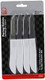 Chef Craft Select Paring Knife Set 2.5 Inch Blade 6 Inches In Length 4 Piece Set Stainless Steel/Black