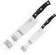 Chicago Cutlery 4-1/2-Inch Steakhouse Knife Set Of 4 4-Piece Steak Knife Set With Wooden Handles And Sharp Stainless Steel Blades
