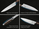 Chef Knife 8 Inch Japanese Professional Chef Knife High Carbon Stainless Steel Razor Sharp Chefs Kitchen Knife Vegetable Chopping Knife For Cooking With Full-Tang Handle Walnut Chef Knife 8 Inch Japanese Professional Chef Knife High Carbon Stainless Steel Razor Sharp Chefs Kitchen Knife Vegetable Chopping Knife For Cooking With Full-Tang Handle Walnut