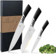Knife Setkitchen Knives3Pcs Kitchen Knives Sethigh Carbon Stainless Steel Knife Set8 Inch Chef Knife Set7 Inch Santoku Knife5 Inch Utility Knife For Bbq Or s