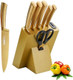 Gold Kitchen Knife Set,8-Piece Titanium Coated Gold Knife Block Setswooden Block With Built-In Sharpenerdishwasher Safe Chef Knife Set Gold Kitchen Knife Set,8-Piece Titanium Coated Gold Knife Block Setswooden Block With Built-In Sharpenerdishwasher Safe Chef Knife Set